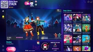 Moskau on the Just Dance Now menu (2024 update, computer)