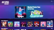 Mashed Potato Time on the Just Dance Now menu (original, computer)