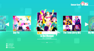 Le Bal Masqué on the Just Dance 2020 menu (Wii)