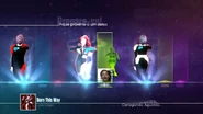 Just Dance 2016 coach selection screen (8th-gen)