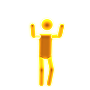 Just Dance 2015 Gold Move pictogram (2nd type) (Built For This)