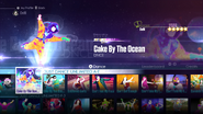 Cake By The Ocean on the Just Dance 2016 menu