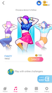 Just Dance Now coach selection screen (2020 update, phone)