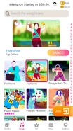 Footloose (Kids) on the Just Dance Now menu (2020 update, phone)
