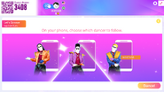 Just Dance Now coach selection screen (2020 update, computer)