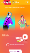 Just Dance Now coach selection screen (2017 update, phone)