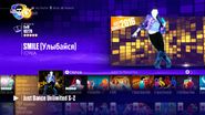 Smile (Улыбайся) on the Just Dance 2017 menu