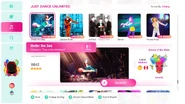 Under the Sea on the Just Dance 2020 menu