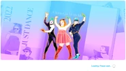 Just Dance 2022 loading screen