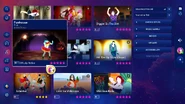 Funhouse on the Just Dance 2024 Edition menu
