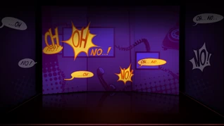 The background at the end of the routine