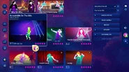 Acceptable in the 80s on the Just Dance 2024 Edition menu