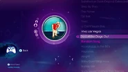 Who Let the Dogs Out? on the Just Dance: Greatest Hits menu (Xbox 360)