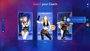 Just Dance 2024 Edition coach selection screen