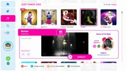 Human jd2022 menu.png (1.32 MB) Human on the Just Dance 2022 menu