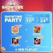 Showtime Party details (Pre-reveal)
