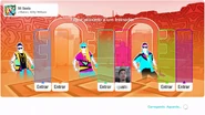 Just Dance 2020 coach selection screen