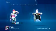Just Dance 2018 coach selection screen (controller)