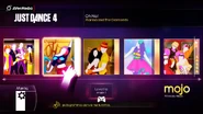 Oh No! on the Just Dance 4 menu (Xbox 360)