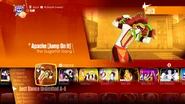 Apache (Jump On It) no menu do Just Dance Unlimited (2018)