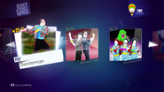 Gentleman on the Just Dance 2014 menu