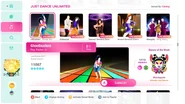 Ghostbusters (Sweat Version) on the Just Dance 2020 menu