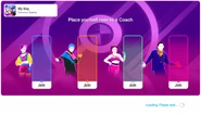Just Dance 2022 coach selection screen
