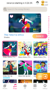Waka Waka (This Time for Africa) (Kids Version) the Just Dance Now menu (2020 update, phone)