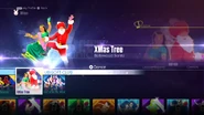 XMas Tree on the Just Dance 2016 menu
