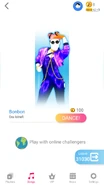 Just Dance Now coach selection screen (2020 update, phone)