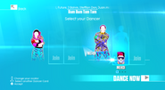 Just Dance 2019 coach selection screen (7th-gen)