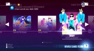 DADDY on the Just Dance 2017 menu (7th-gen)