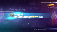 Just Dance 2016 scoring screen