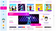 Idealistic on the Just Dance 2019 menu