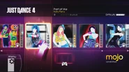 Part of Me on the Just Dance 4 menu (Xbox 360)