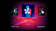 Step by Step on the Just Dance menu