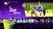 Swish Swish on the Just Dance 2018 menu (8th-gen)