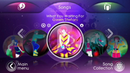 What You Waiting For? on the Just Dance 3 menu (Wii/PS3)