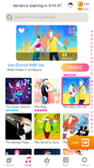 The Way I Are (Dance With Somebody) on the Just Dance Now menu (2020 update, phone)