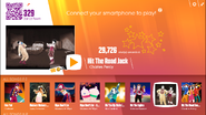 Hit The Road Jack on the Just Dance Now menu (2017 update, computer)