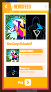 Just Dance Now release newsfeed (along with Bangarang)