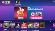 Big Girl (You Are Beautiful) on the Just Dance Now menu (outdated)