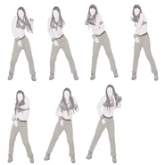 Cutouts in the background of Blurred Lines