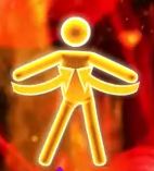 Just Dance 2020 Gold Move pictogram (God Is A Woman)