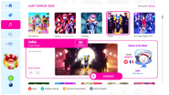 Judas on the Just Dance 2022 menu