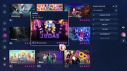 Judas on the Just Dance 2023 Edition menu