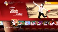 Love Boat on the Just Dance 2018 menu