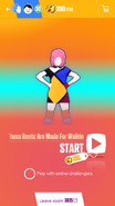 Just Dance Now coach selection screen (2017 update, phone)