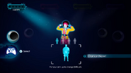 Just Dance 3 coach selection screen (Xbox 360)