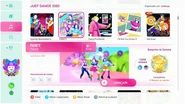 FANCY on the Just Dance 2020 menu (8th-gen)